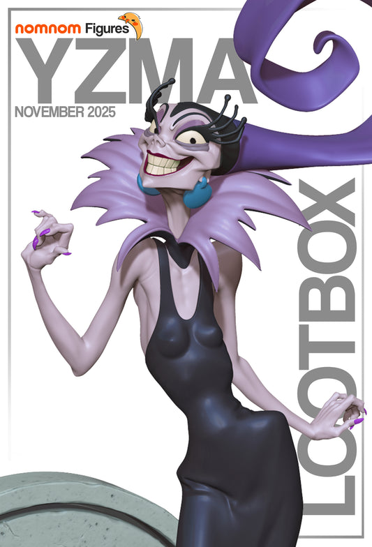 Unpainted Nom Nom Yzma Emperor's New Groove