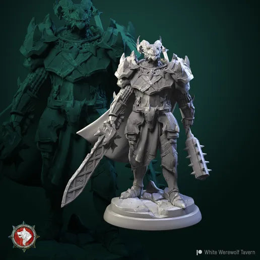 Unpainted-DragonBorn-Knight5 image 0