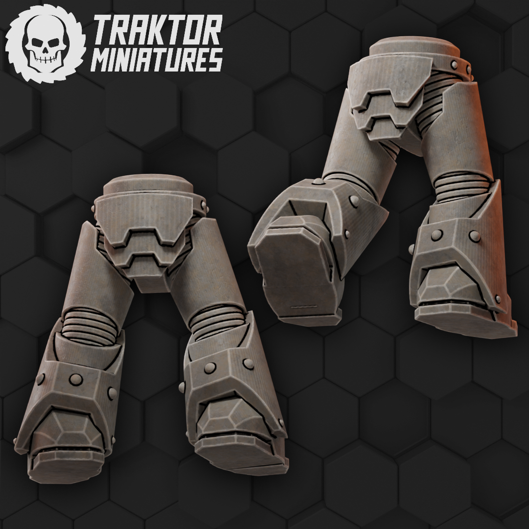 Unpainted MK Hex Legs image 1
