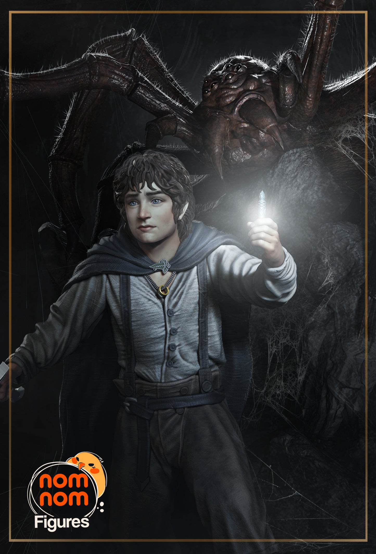 Unpainted Nom Nom Frodo Baggins LOTR image 6