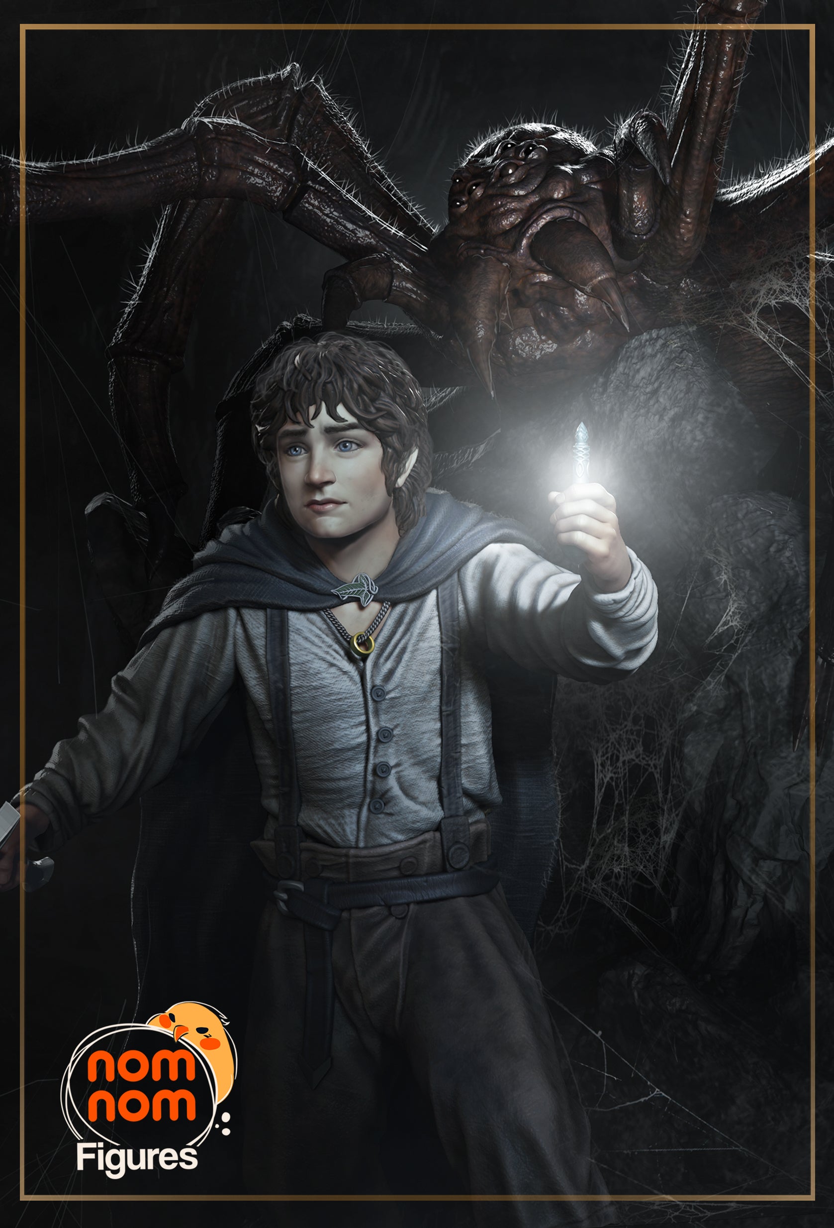 Unpainted Nom Nom Frodo Baggins LOTR image 6