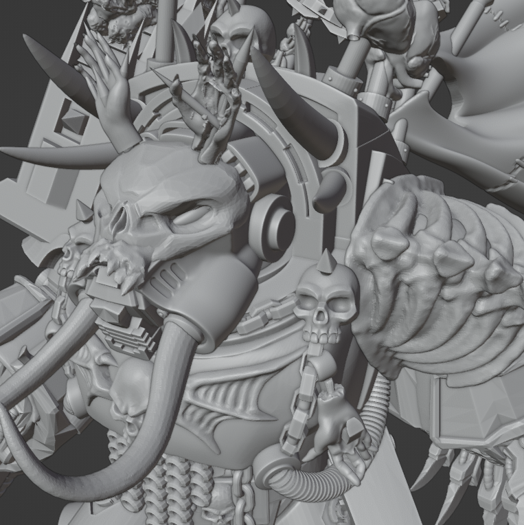 Unpainted Night Lord of Chaos Terminator image 4