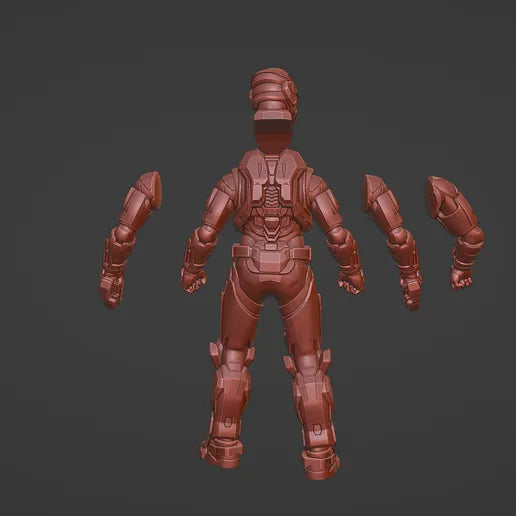 Unpainted Multi Pose H Reach image 1