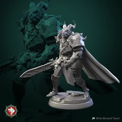 Unpainted-DragonBorn-Knight3 image 0