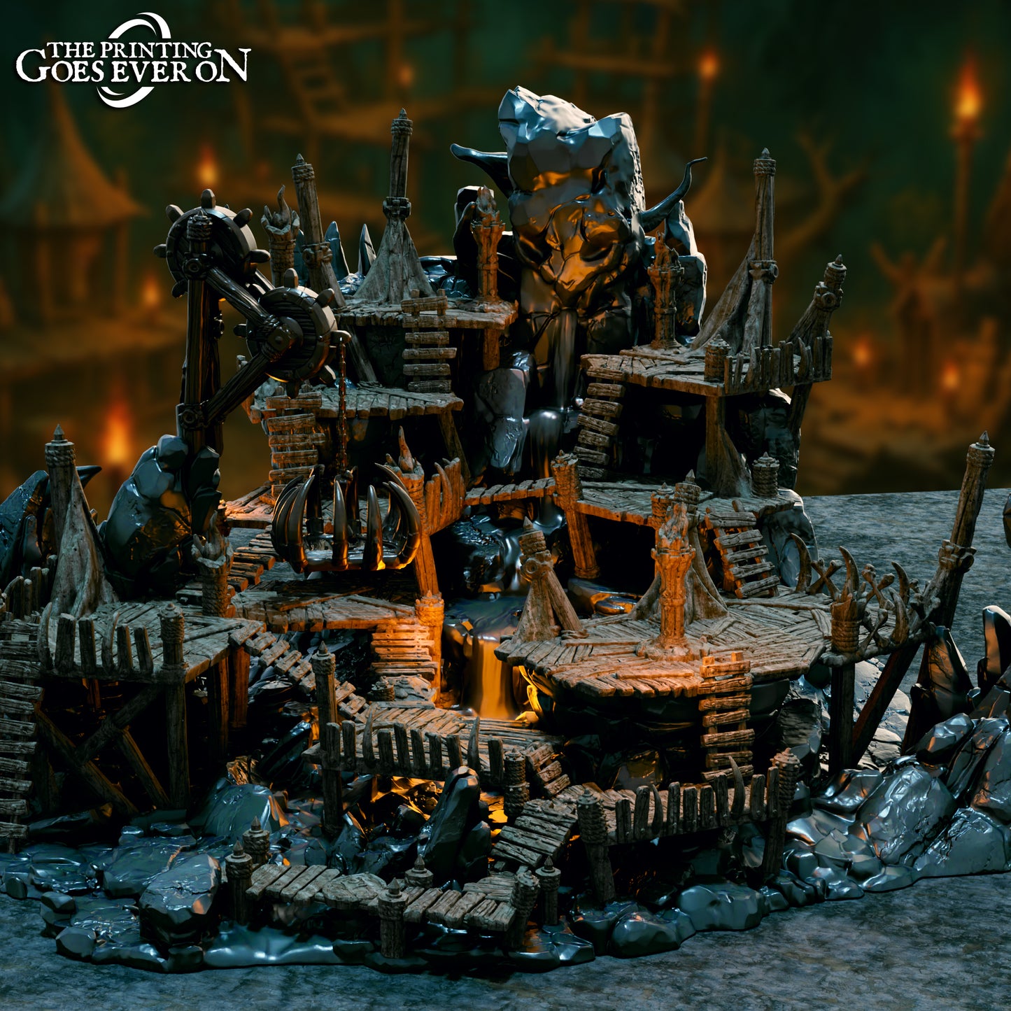 Unpainted Goblin Den image 0