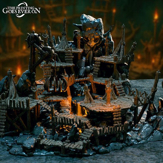 Unpainted Goblin Den image 0