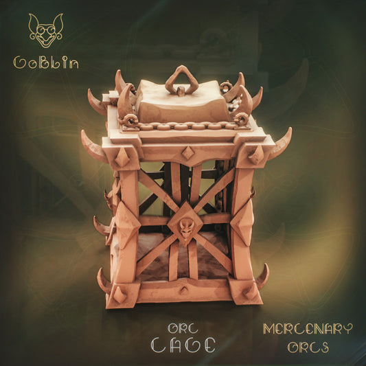Unpainted-Orc-Cage-Cube image 0