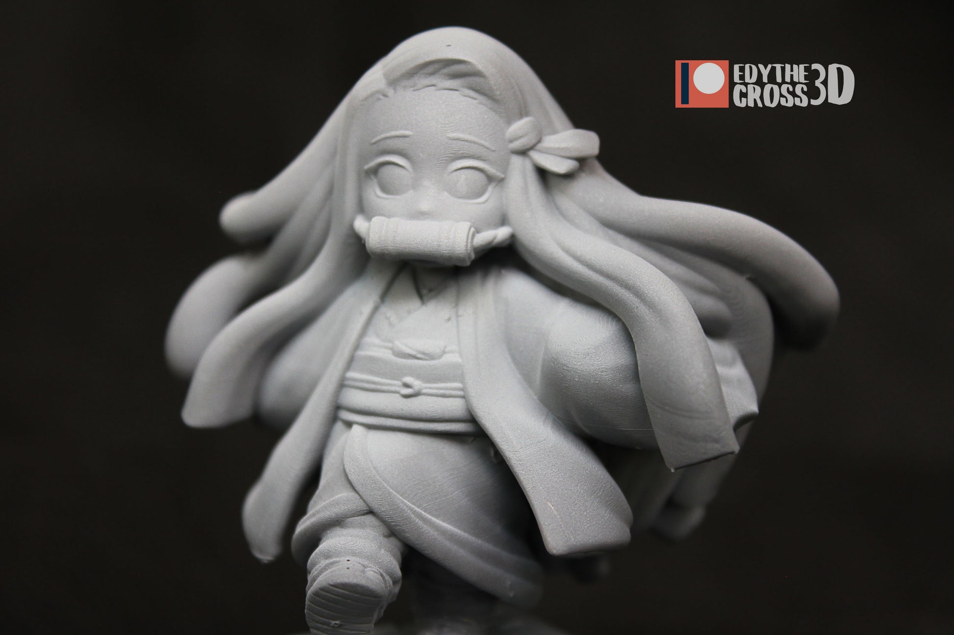 Unpainted Nom Nom Nezuko image 1