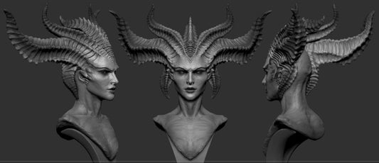Unpainted Diablo Figure 40 image 0