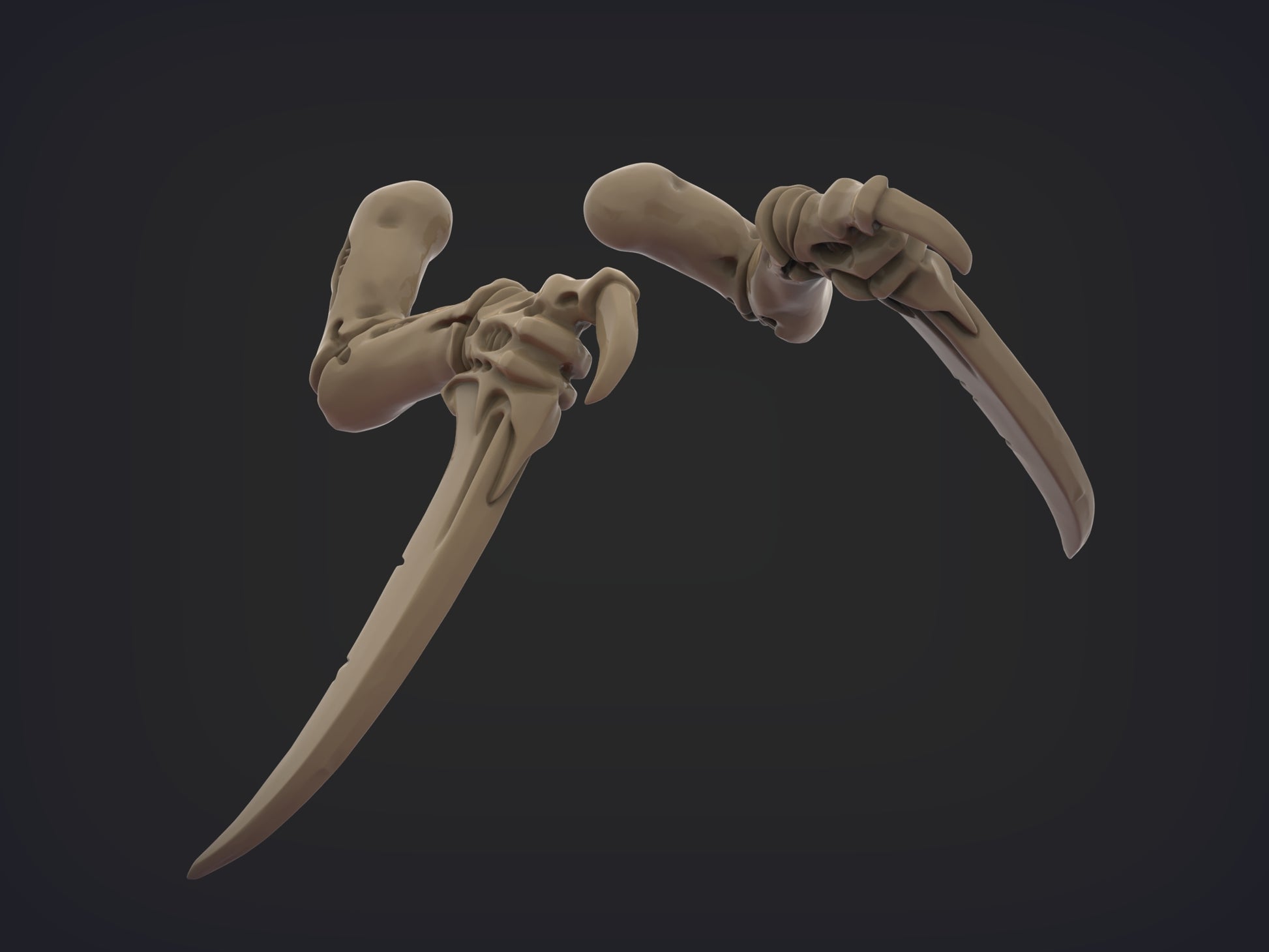 Unpainted Space Bug style 4 (Set of 3) image 2