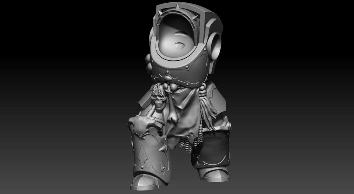 Unpainted Space Bug Terminators of Justice set of 5