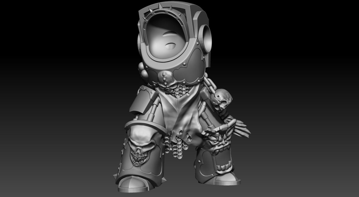 Unpainted Space Bug Terminators of Justice set of 5