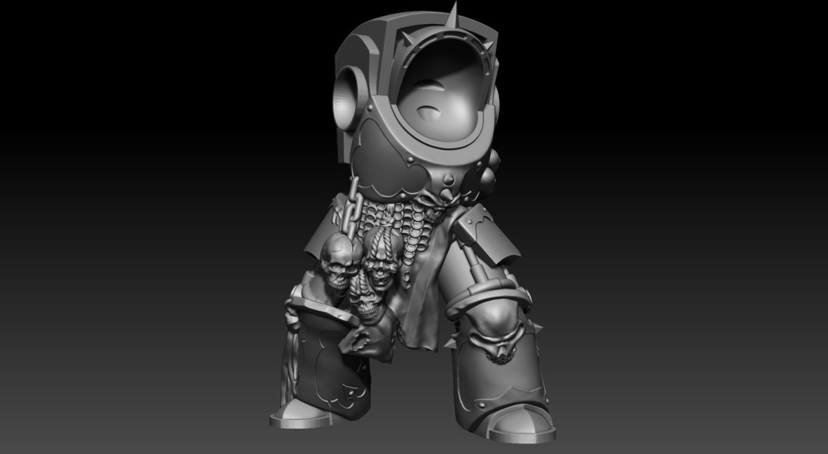 Unpainted Space Bug Terminators of Justice set of 5