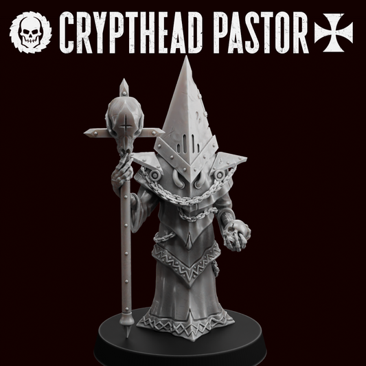 Unpainted Crypthead Pastor Set of 10 image 0