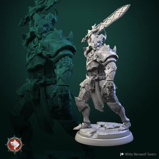 Unpainted-DragonBorn-Knight2 image 0