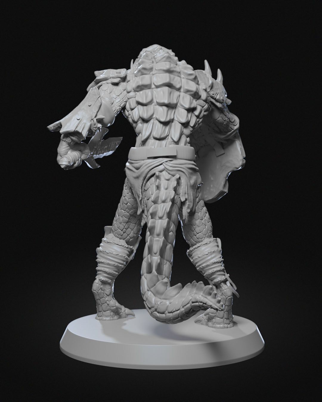 Unpainted Arak Soldier 02 image 1