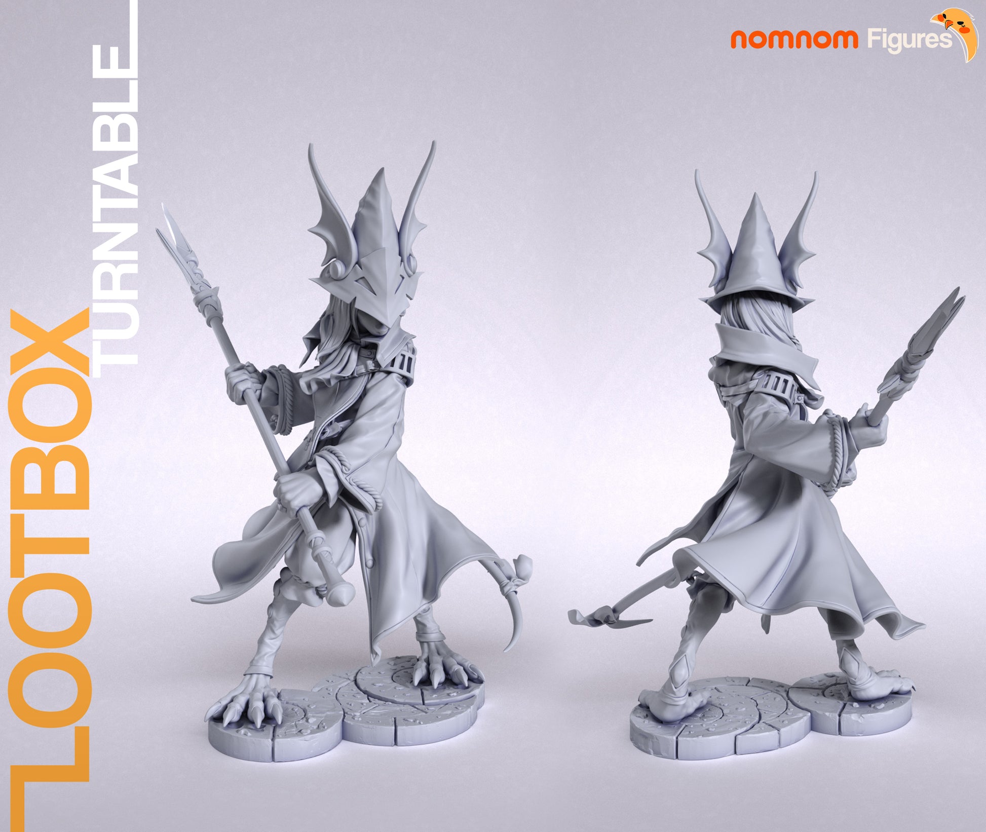 Unpainted Nom Nom Freya Crescent FFIX image 2