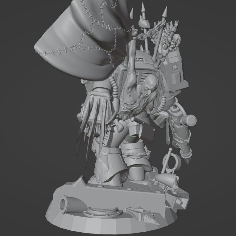 Unpainted Night Lord of Chaos Terminator image 8