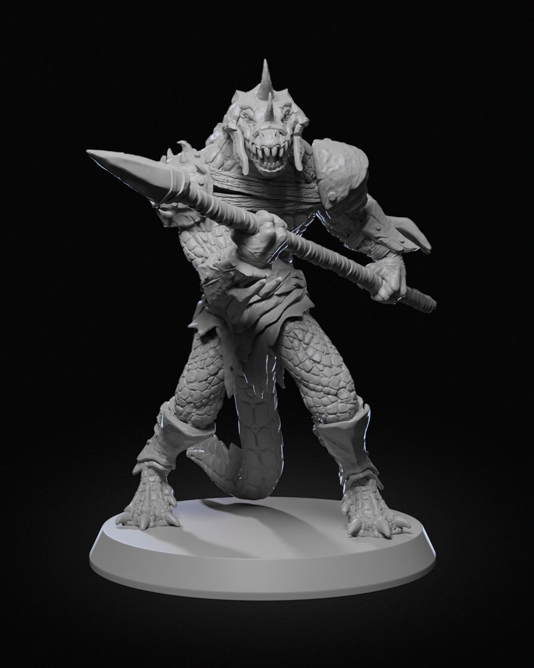 Unpainted Arak Soldier 01 image 0