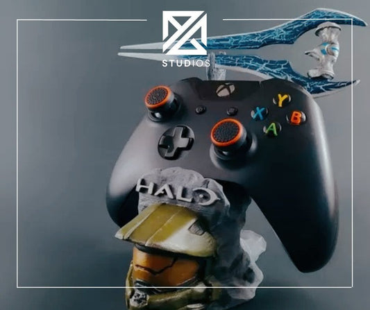Unpainted HALO EDITION CONTROLLER SUPPORT - MASTER CHIEF image 0