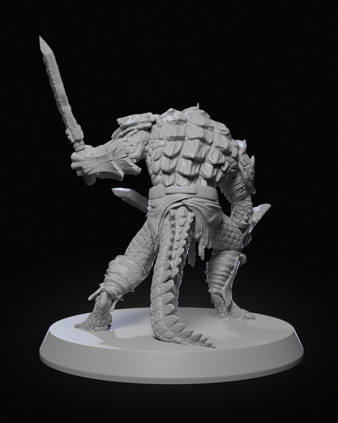 Unpainted Arak Soldier 03 image 1