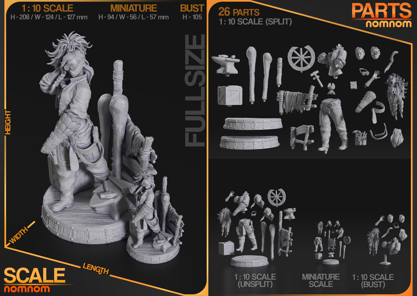Unpainted Nom Nom Gemma Monster Hunters Wild image 3