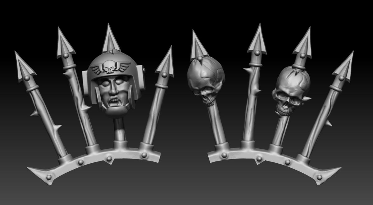 Unpainted Space Bug Terminators of Justice set of 5