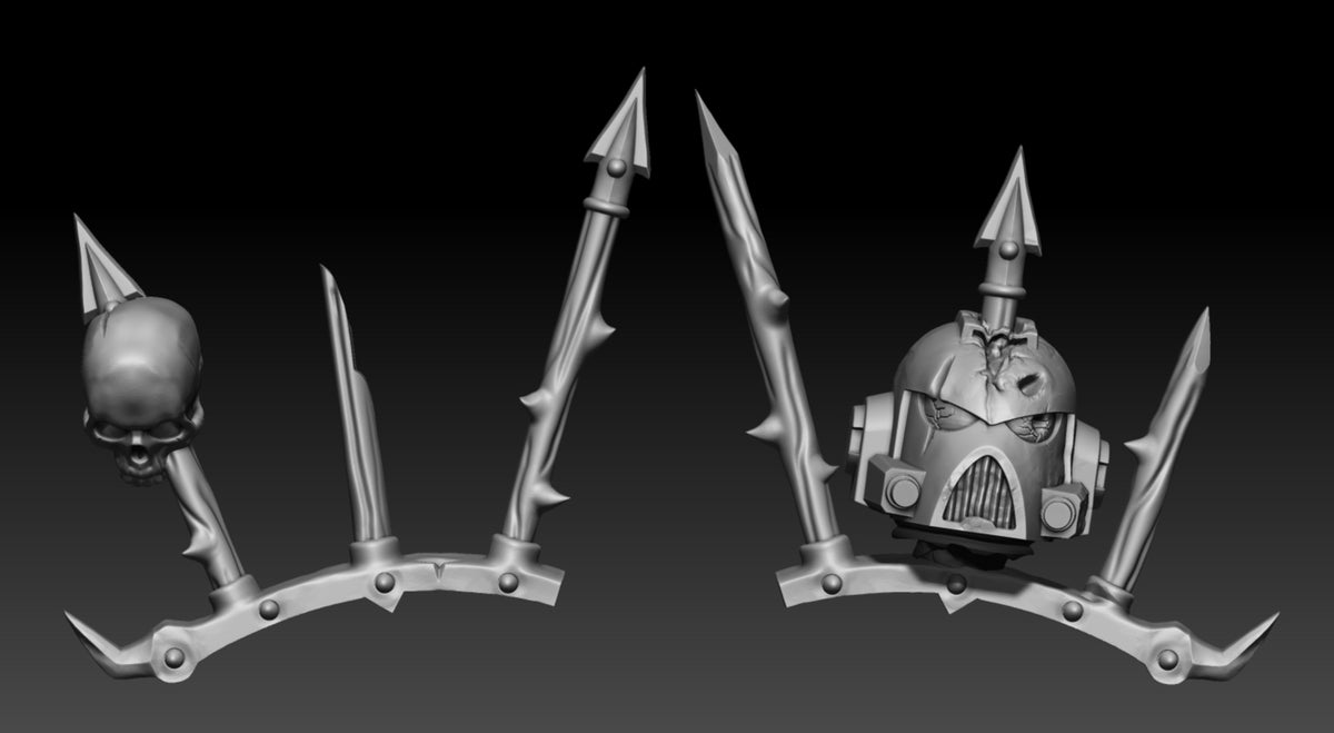 Unpainted Space Bug Terminators of Justice set of 5