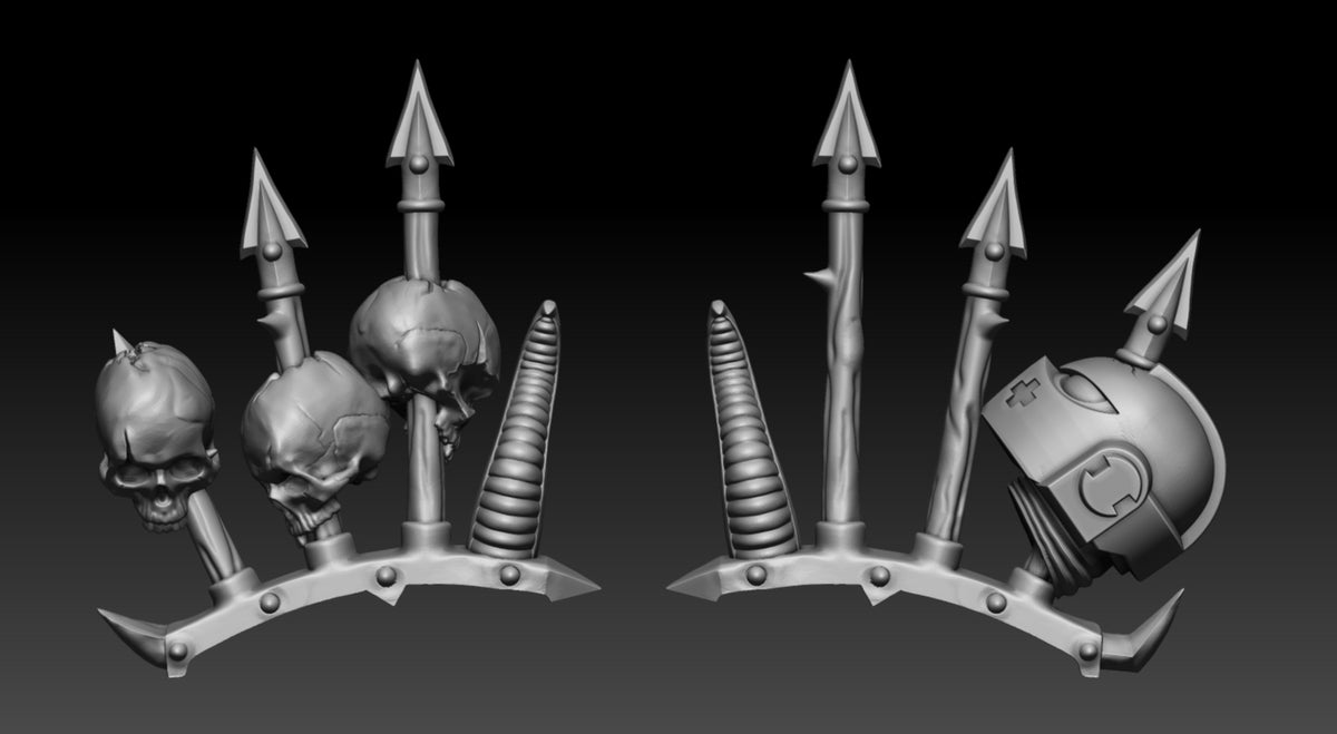 Unpainted Space Bug Terminators of Justice set of 5
