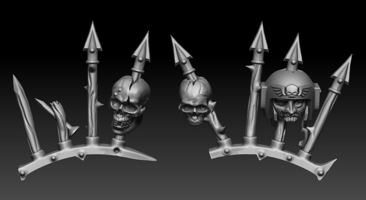 Unpainted Space Bug Terminators of Justice set of 5