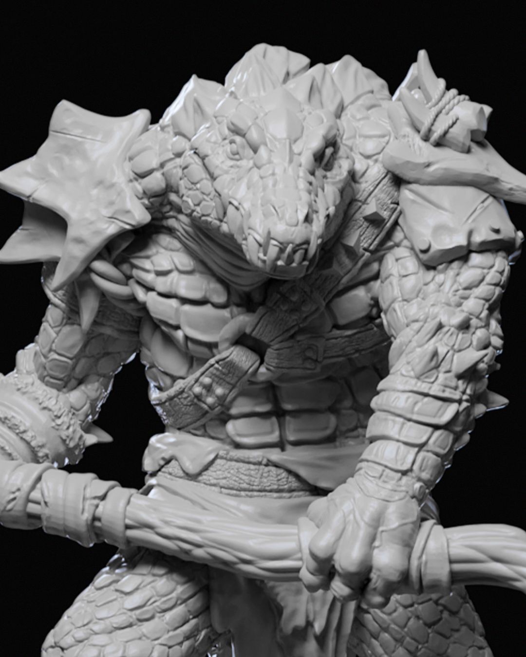 Unpainted Arak Warrior 02 image 2