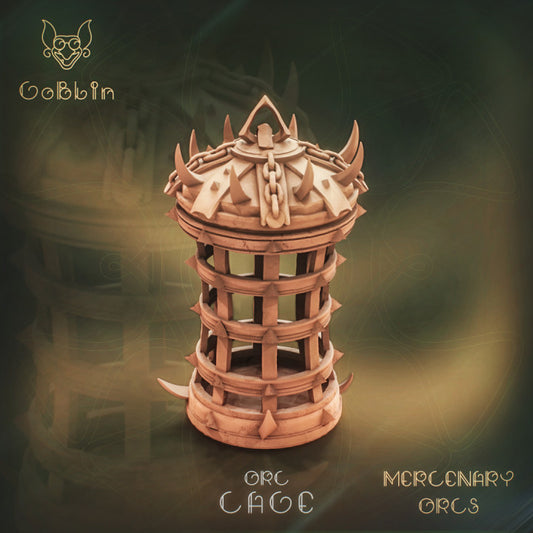 Unpainted-Orc-Cage-Cylinder image 0