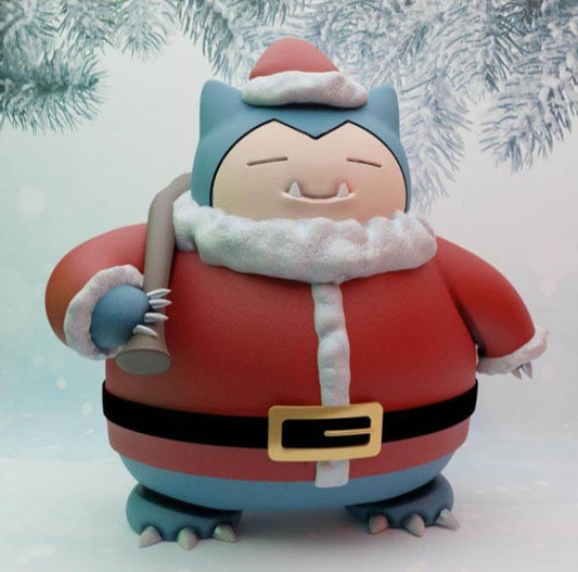 Unpainted-Christmas-Snorlax image 0