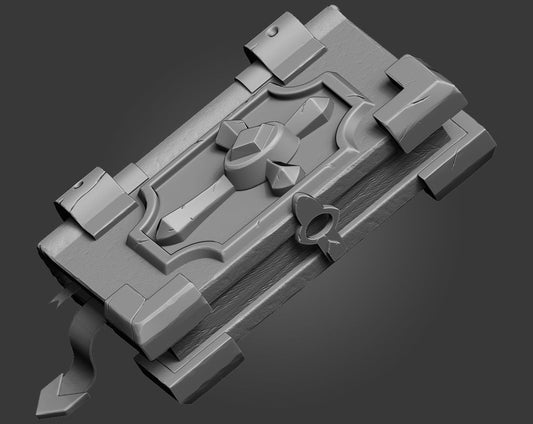 Unpainted Medieval Book image 0
