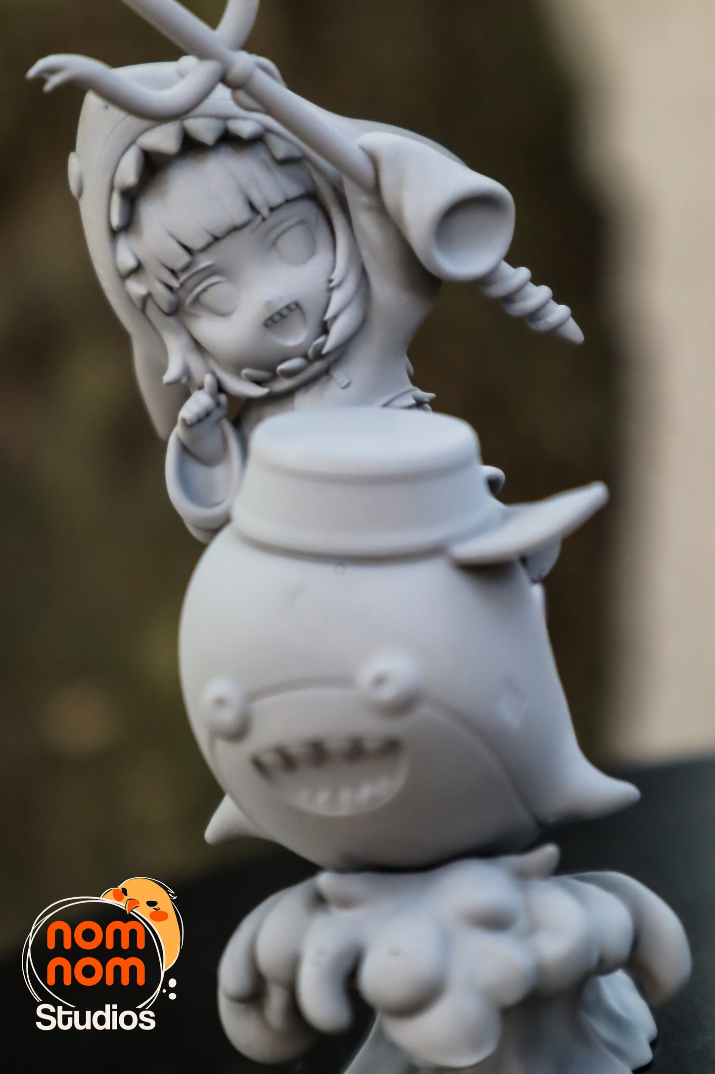 Unpainted Nom Nom Gawr Gura image 1