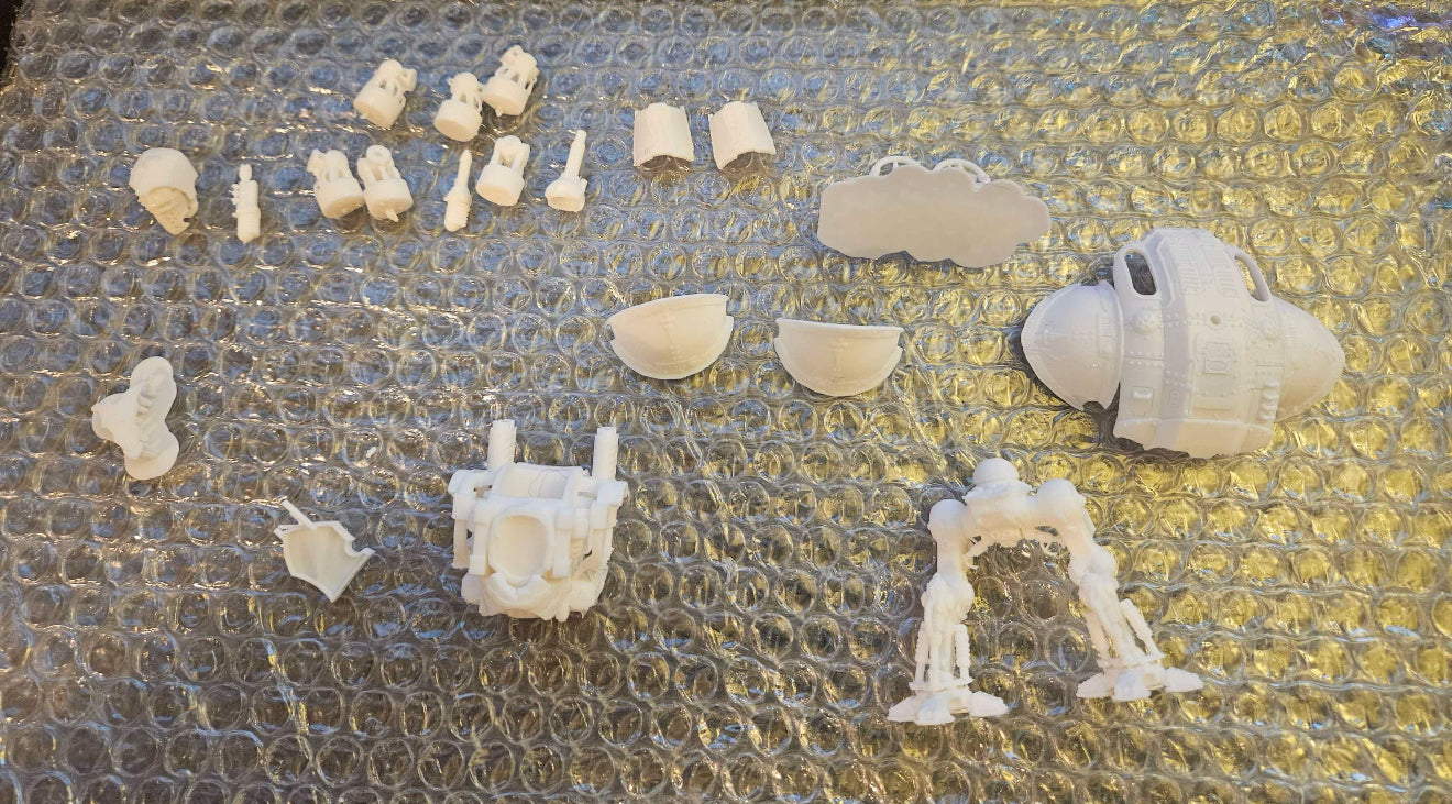 (TEST LISTING)Unpainted-50mmScale-imperial-knight  image 0