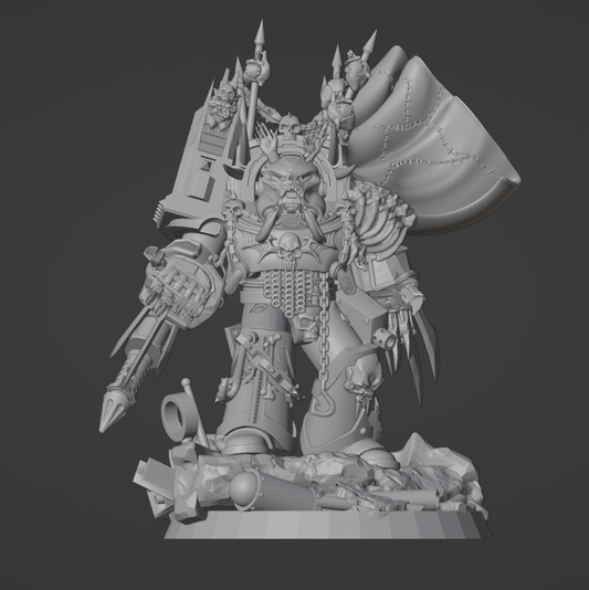 Unpainted Night Lord of Chaos Terminator image 0