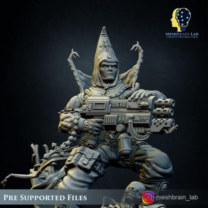 Unpainted Imperial inquisitor Torquemada image 1