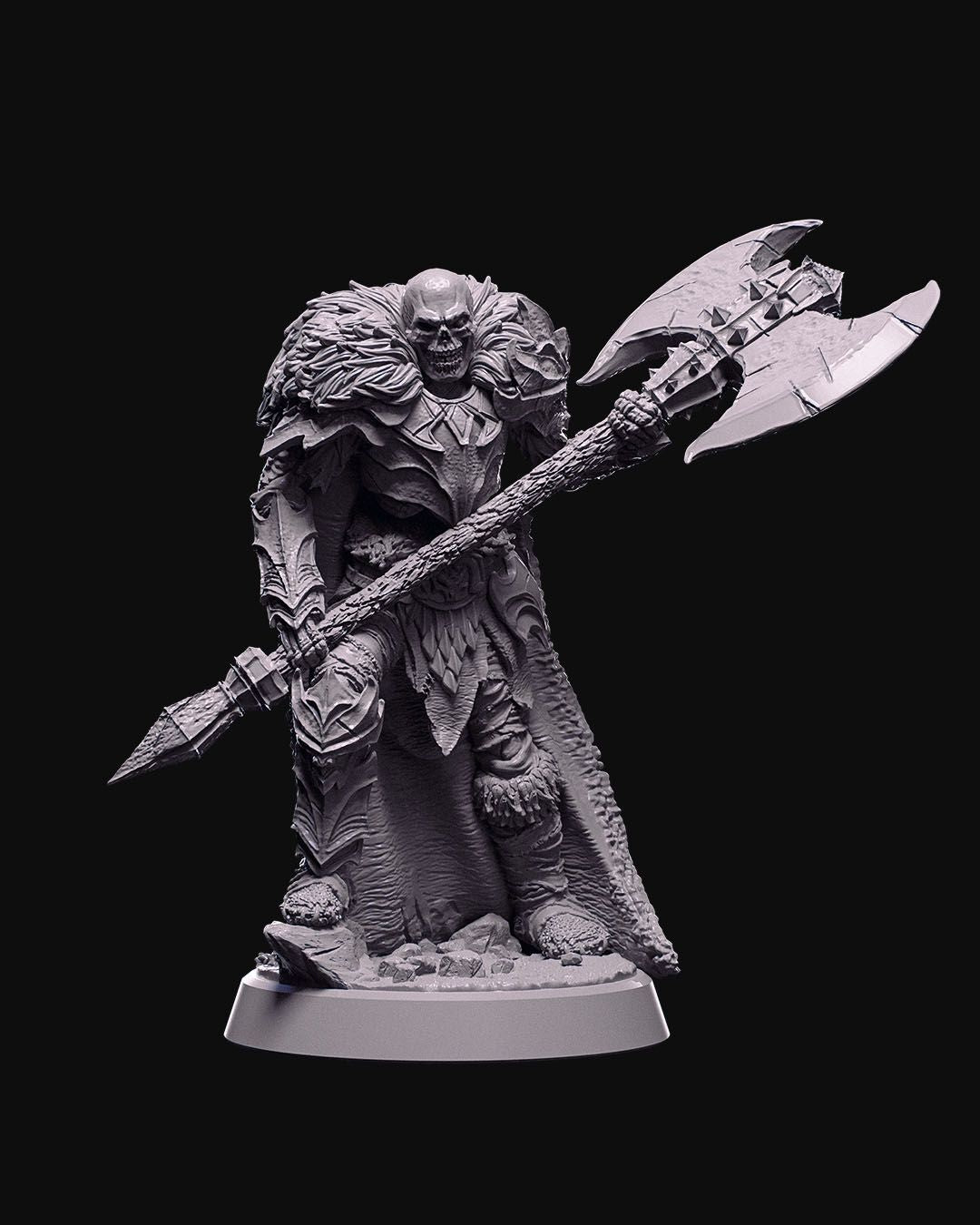 Unpainted Skeleton Commander image 0
