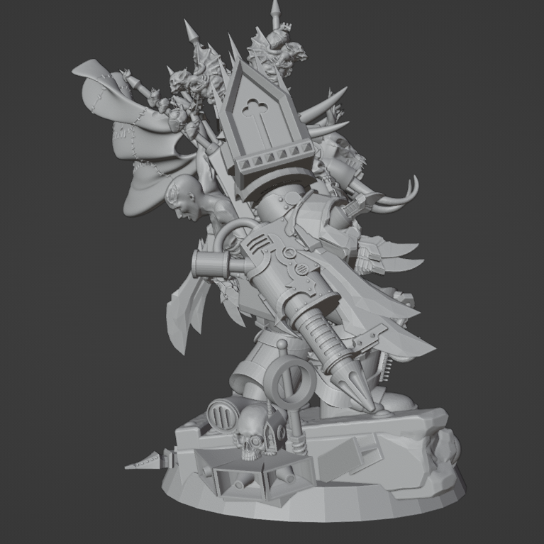 Unpainted Night Lord of Chaos Terminator image 5