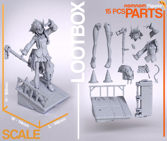 Unpainted SouKaku Zenless Zone Zero nom nom image 0