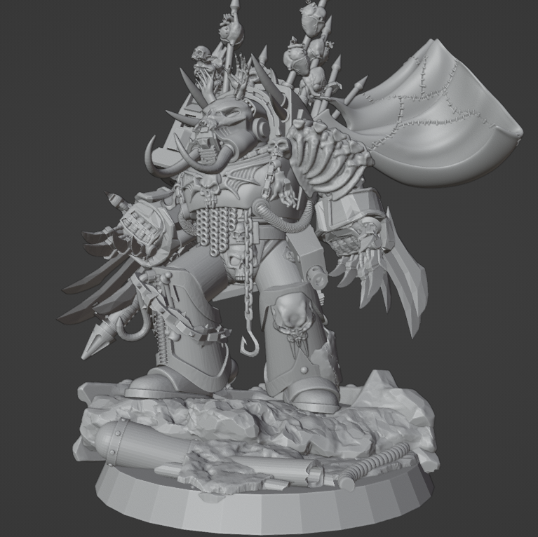 Unpainted Night Lord of Chaos Terminator image 9