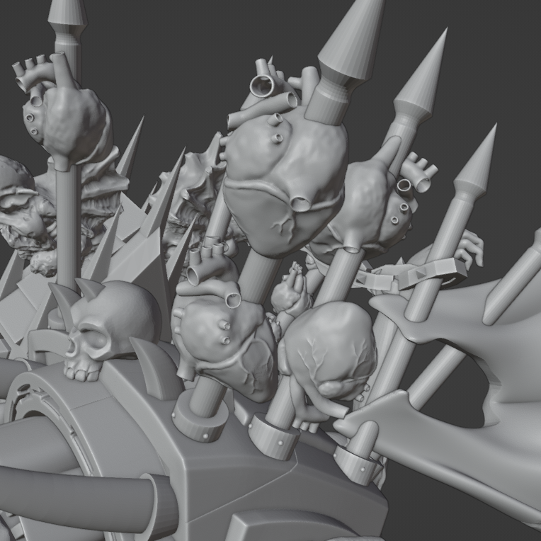 Unpainted Night Lord of Chaos Terminator image 3