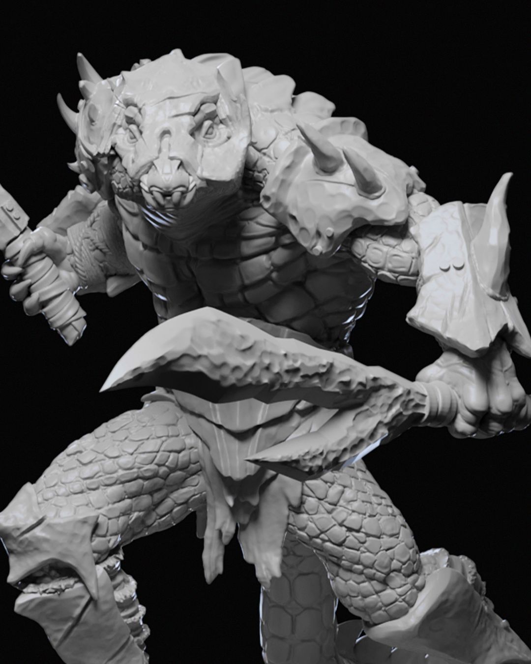 Unpainted Arak Warrior 01 image 2