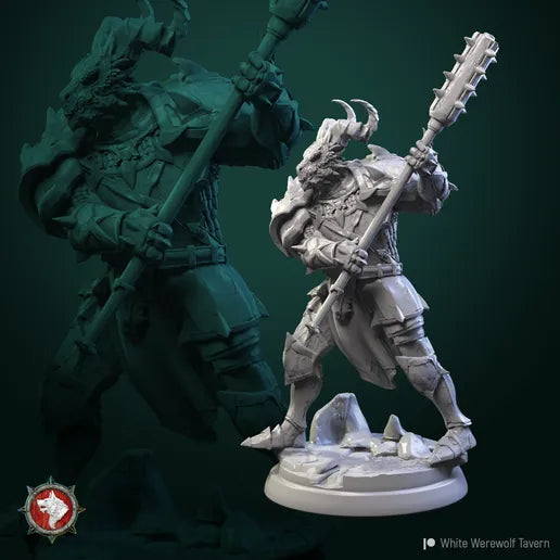 Unpainted-DragonBorn-Knight1 image 0