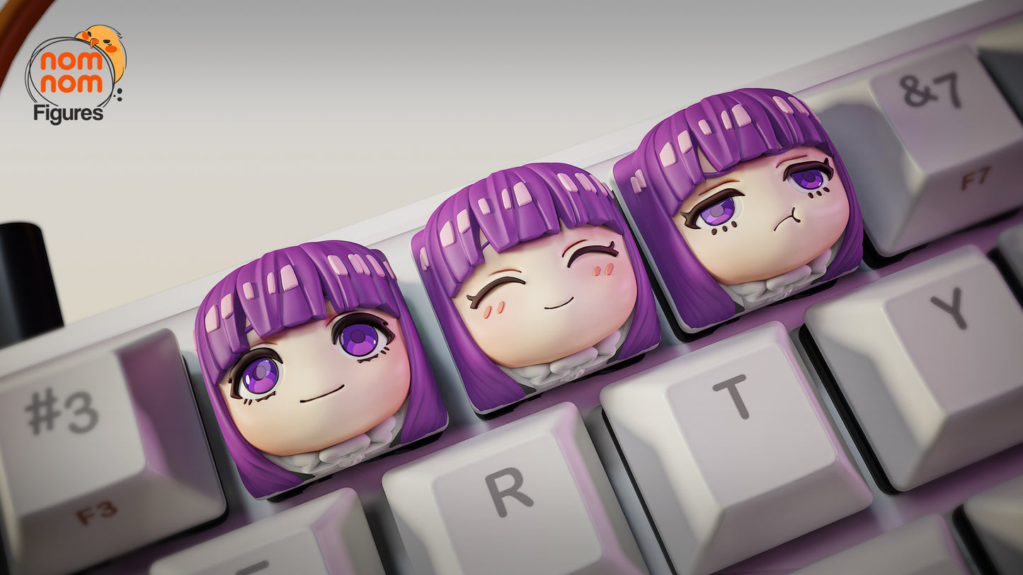 Unpainted Nom Nom Fern Frieren Key Cap