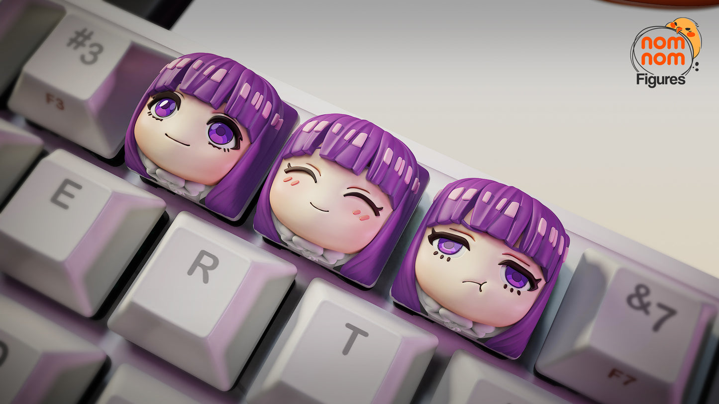 Unpainted Nom Nom Fern Frieren Key Cap