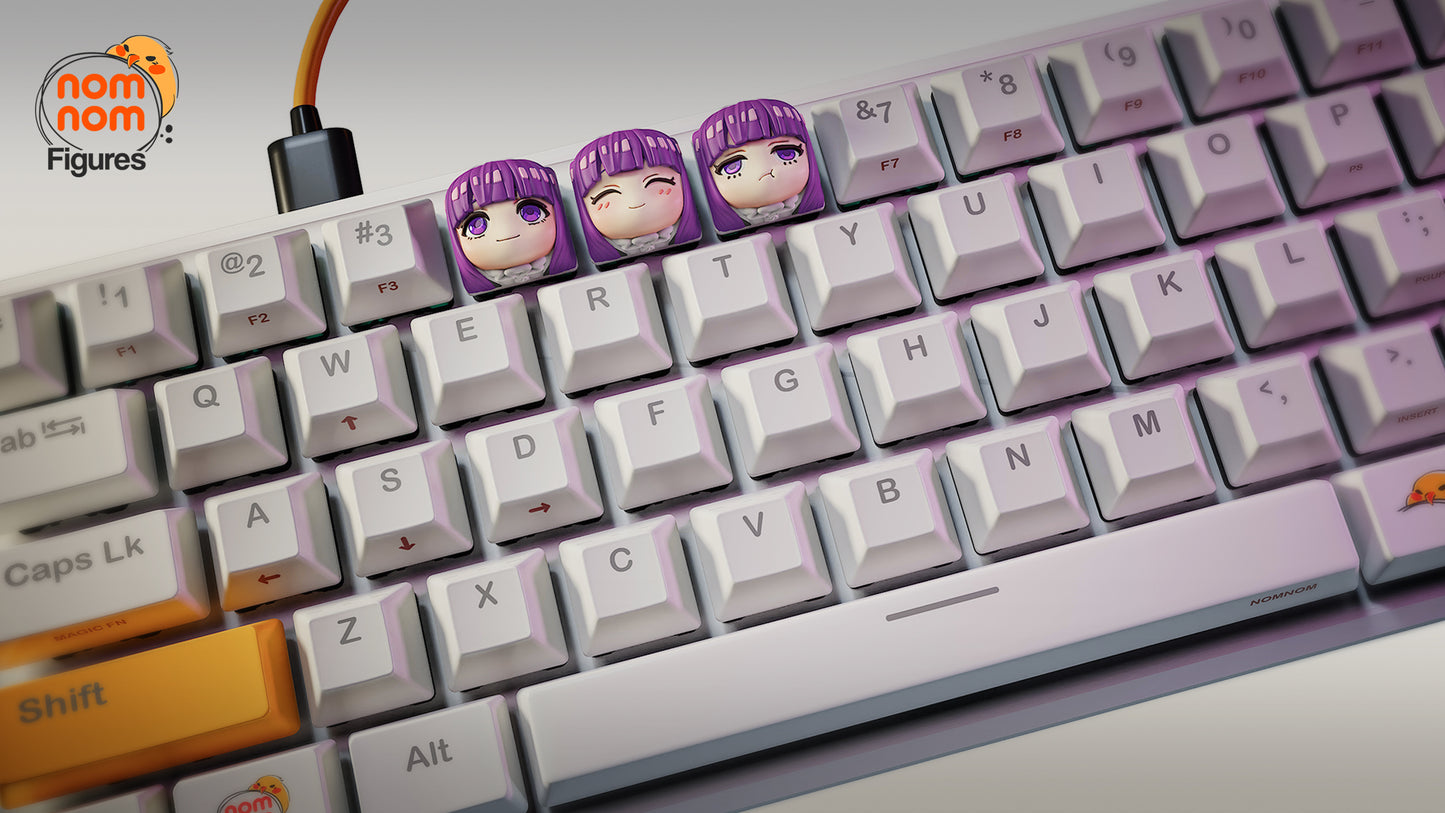 Unpainted Nom Nom Fern Frieren Key Cap