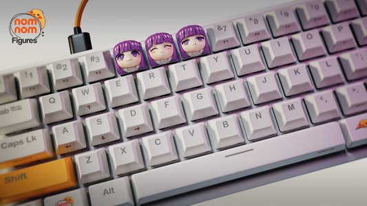 Unpainted Nom Nom Fern Frieren Key Cap