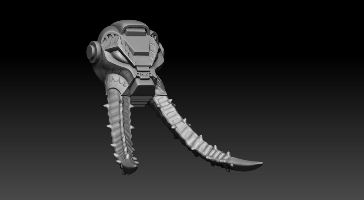 Unpainted Space Bug Terminators of Justice set of 5